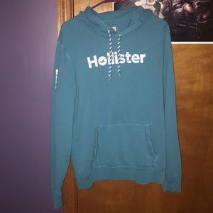 Baby blue Hollister hoodie